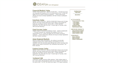 Desktop Screenshot of ideafax.com